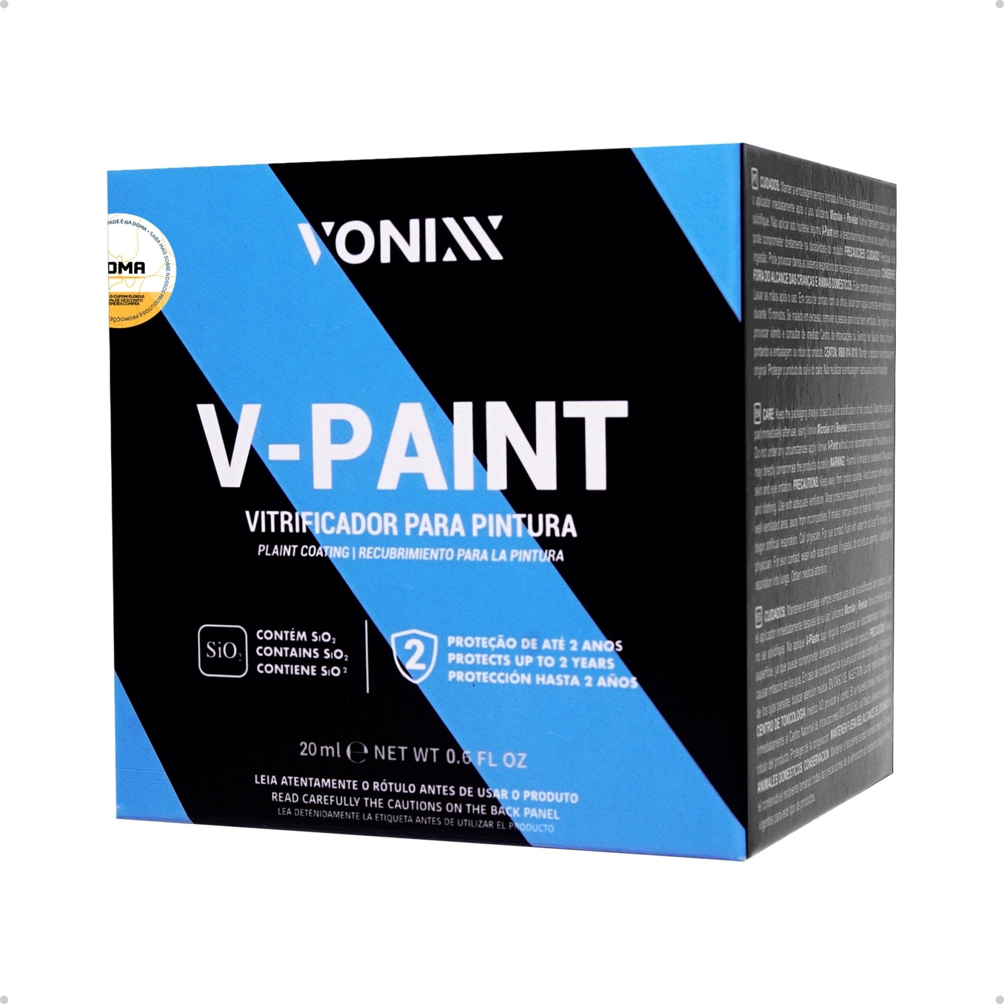 V - paint Vonixx Vitrificador De Pintura Automotiva 20ml - DOMA