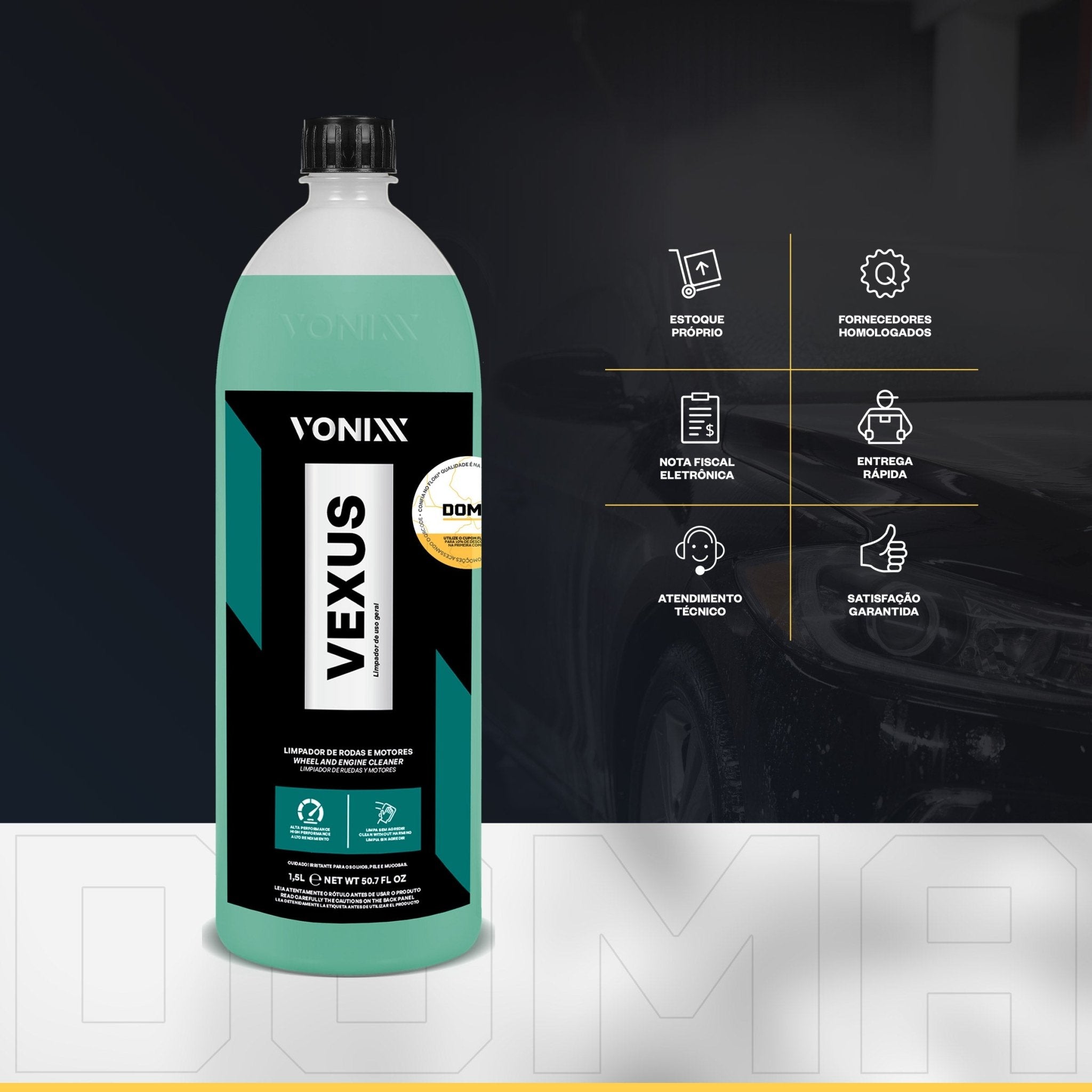 Vexus Vonixx Limpador De Uso Geral Limpa Rodas E Motor 1,5L - DOMA