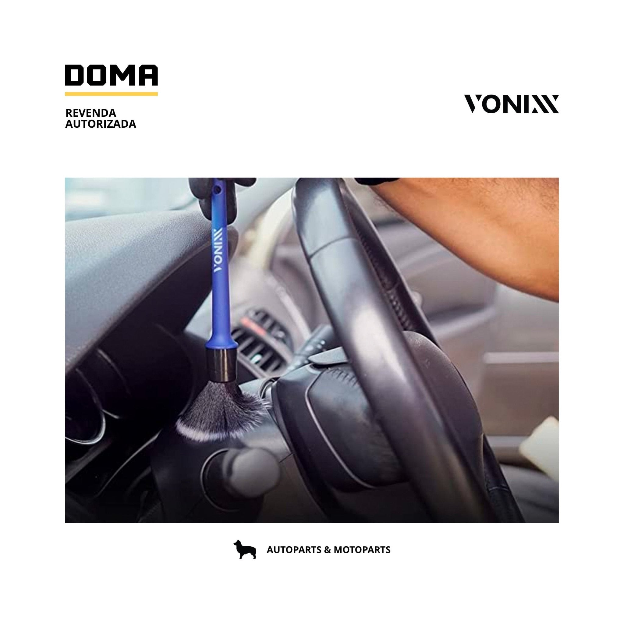 Vonixx Kit De Pincéis Detalhamento Automotivo Ultra Macios - DOMA