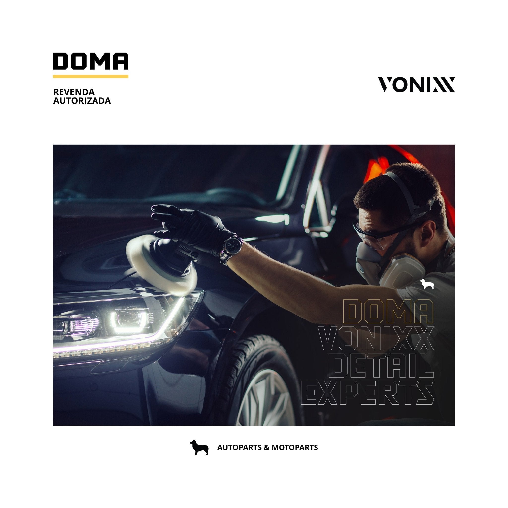 Vonixx Kit De Pincéis Detalhamento Automotivo Ultra Macios - DOMA