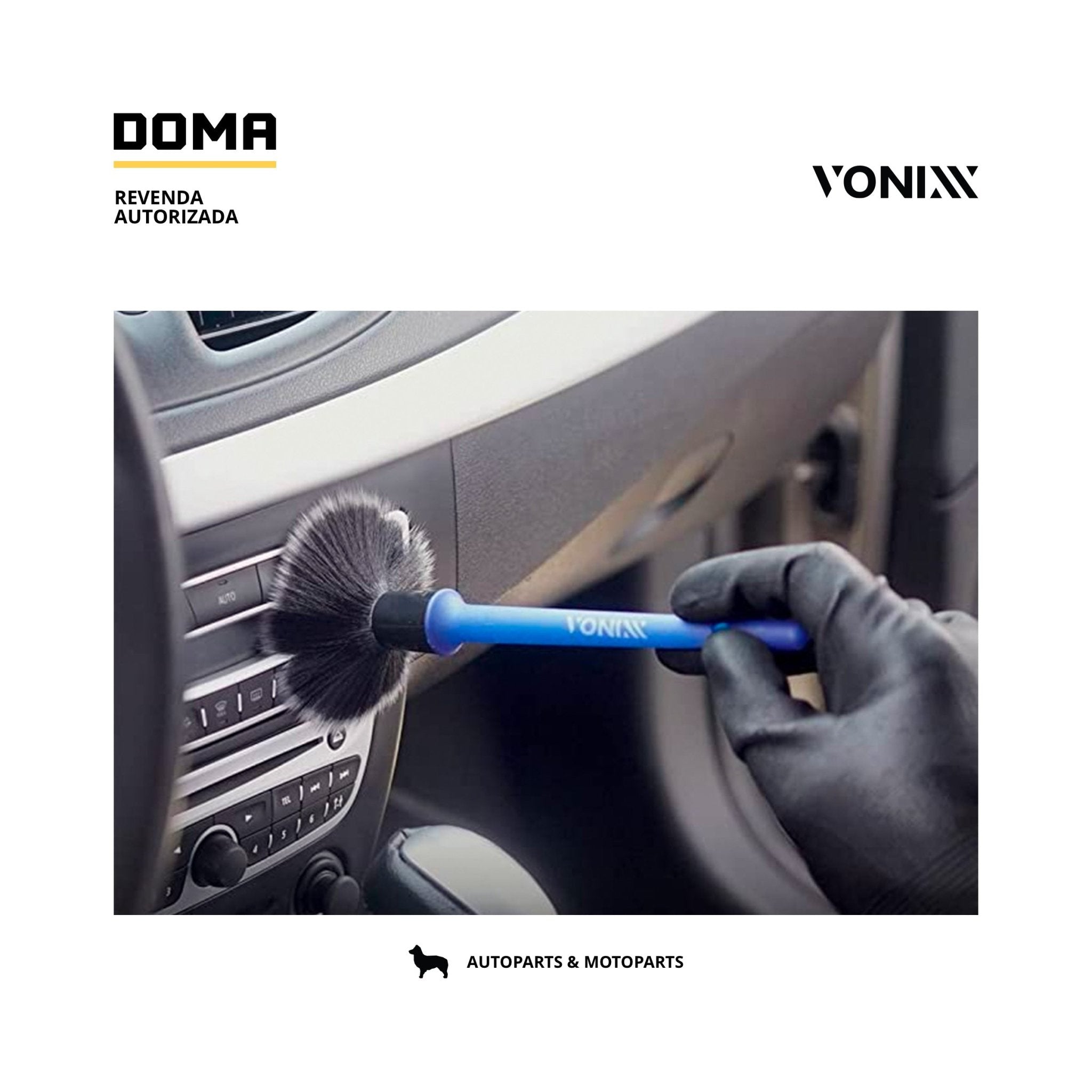 Vonixx Kit De Pincéis Detalhamento Automotivo Ultra Macios - DOMA